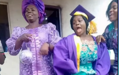 BAMISE’S BROTHER SHARES HER GRADUATION PHOTO DURING INTERVIEW ON ARISE NEWS