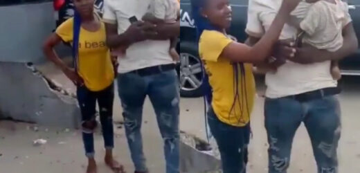 “HE IS INNOCENT. HE DID NOT KIDNAP MY BABY” MOTHER EXONERATES DISPATCH RIDER OF ANY WRONGDOING FOLLOWING CLAIMS HE WAS CAUGHT WITH A BABY IN HIS DELIVERY BOX (photos)