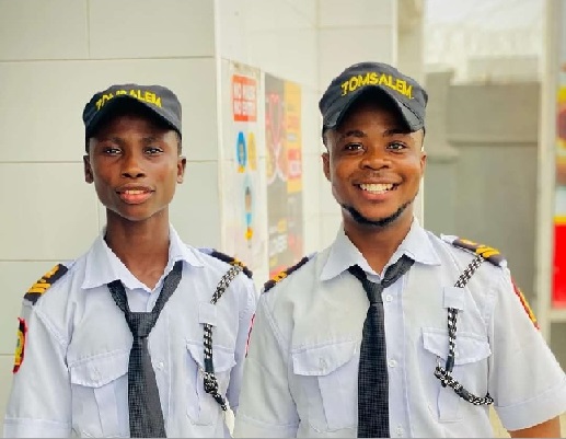 SACKED SECURITY GUARDS OF CHICKEN REPUBLIC, HAPPIE BOYS, SHARE PHOTOS OF THEIR FIRST DAY IN SCHOOL ABROAD