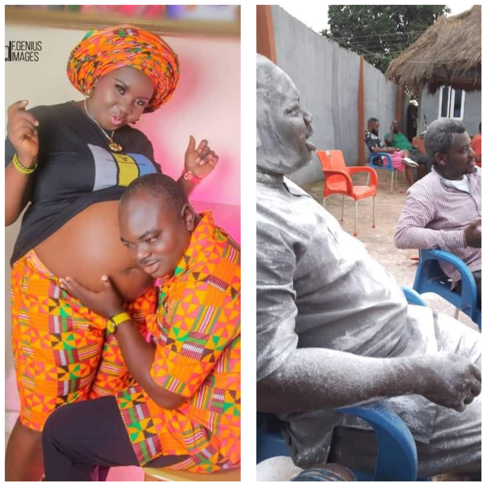 NIGERIAN MAN CELEBRATES AS HIS FRIEND BECOMES A FATHER AFTER 11 YEARS OF WAITING
