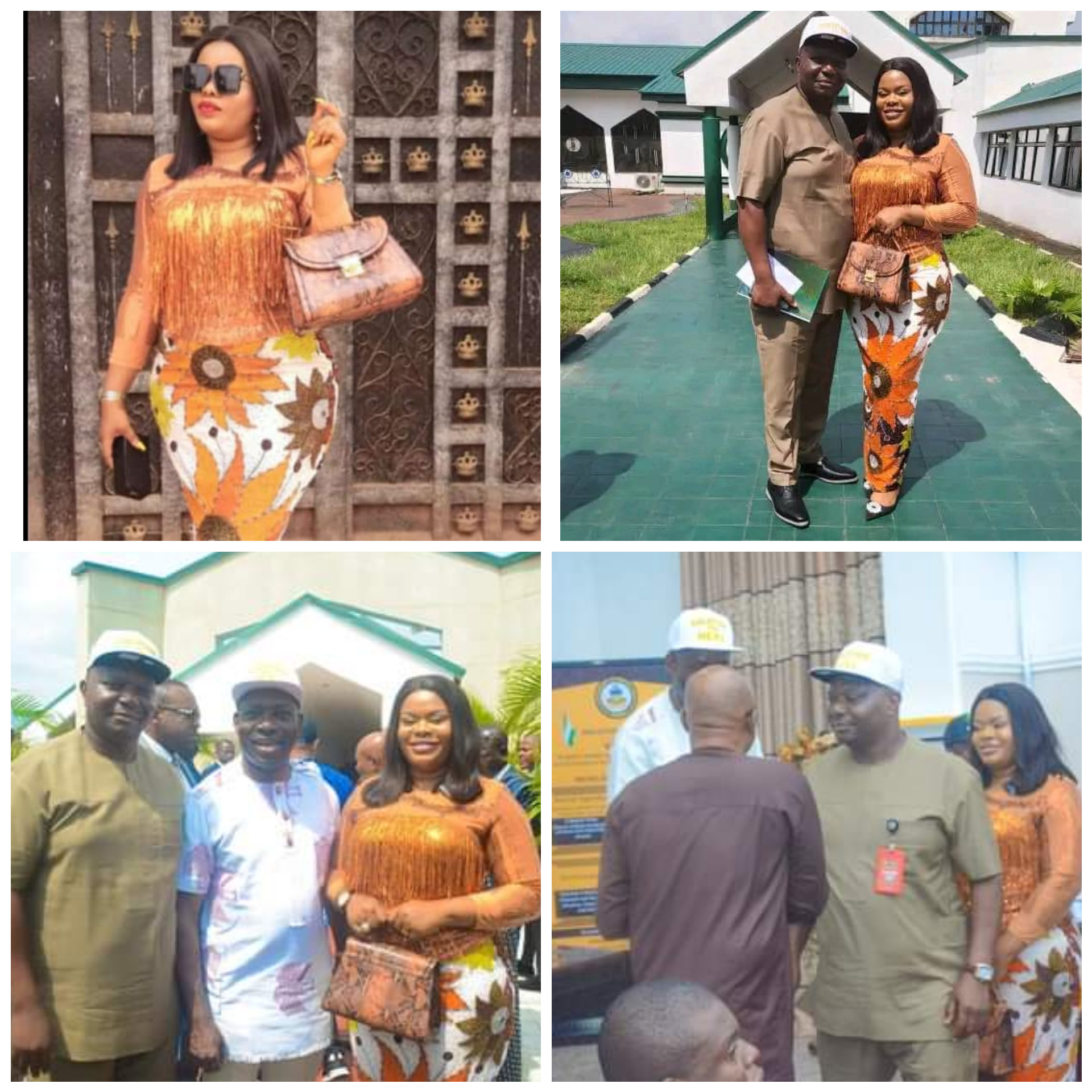 ALLEGED DOMESTIC ABUSE: PHOTOS OF SUSPENDED LG CHAIRMAN AND LATE WIFE WITH GOVERNOR SOLUDO AT HIS SWEARING-IN CEREMONY FEW DAYS BEFORE HER DEATH