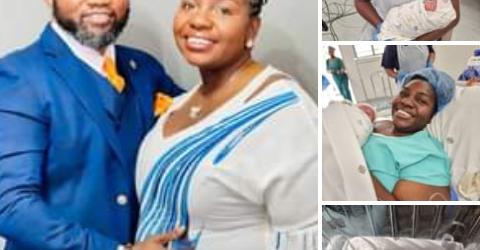 NIGERIAN PASTOR AND HIS WIFE WELCOME A BABY AFTER 13 YEARS OF WAITING
