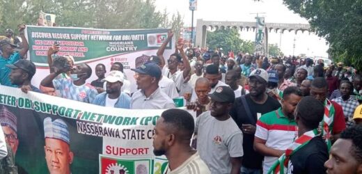 56 SUPPORT GROUPS HOLD 1-MILLION-MAN MATCH FOR OBI IN NASARAWA