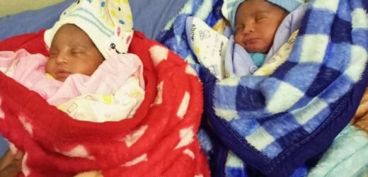 NIGERIAN MAN CELEBRATES AS HIS SISTER GIVES BIRTH TO TWINS AFTER 15 YEARS OF WAITING