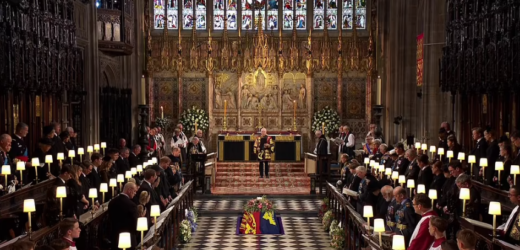 QUEEN’S COFFIN IS LOWERED INTO ST GEORGE’S CHAPEL VAULT TO LIE BESIDE HER BELOVED PHILIP AND PARENTS