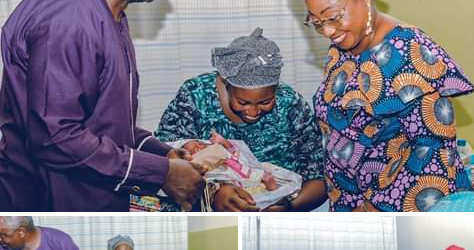 71-YEAR-OLD NIGERIAN ANGLICAN PRIEST AND HIS WIFE WELCOME TRIPLETS AFTER YEARS OF WAITING
