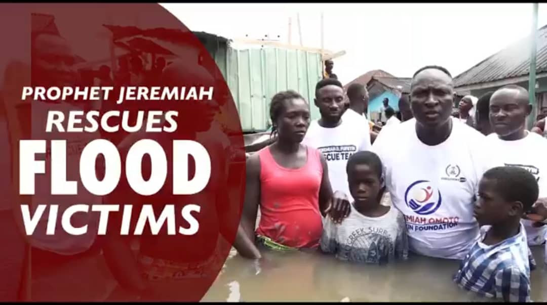 PROPHET JEREMIAH OMOTO FUFEYIN SYMPATHIZES WITH FLOOD VICTIMS IN NIGER DELTA COMMUNITIES, DONATES MILLIONS OF NAIRA