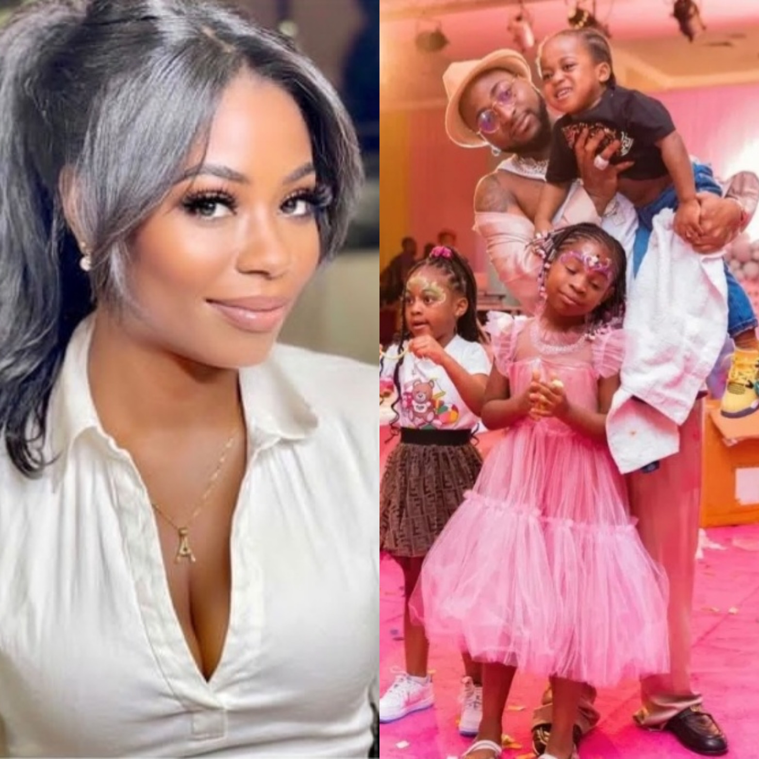SOPHIA MOMODU APOLOGISES AFTER POSTING PHOTO OF DAVIDO AND THREE OF HIS KIDS TO CELEBRATE HIM ON 30TH BIRTHDAY