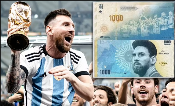 ARGENTINA’S CENTRAL BANK ‘IS PLOTTING TO PUT LIONEL MESSI’S FACE ON A BANK NOTE’ TO MARK NATION’S WORLD CUP WIN IN QATAR