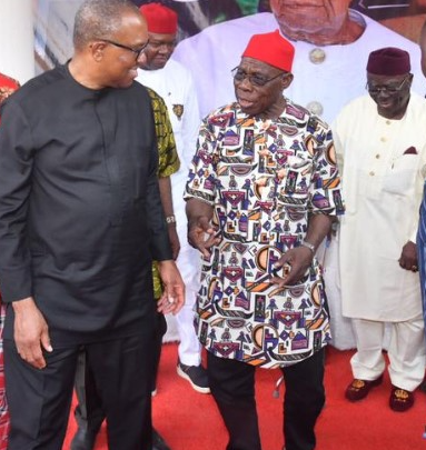 NOBODY CAN THREATEN ME OVER MY PREFERRED CANDIDATE – OBASANJO SAYS OF HIS SUPPORT FOR PETER OBI
