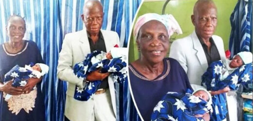 JOY AS WOMAN GAVE BIRTH TO TWIN BABIES AFTER 46 YEARS OF WAITING AND TEARS