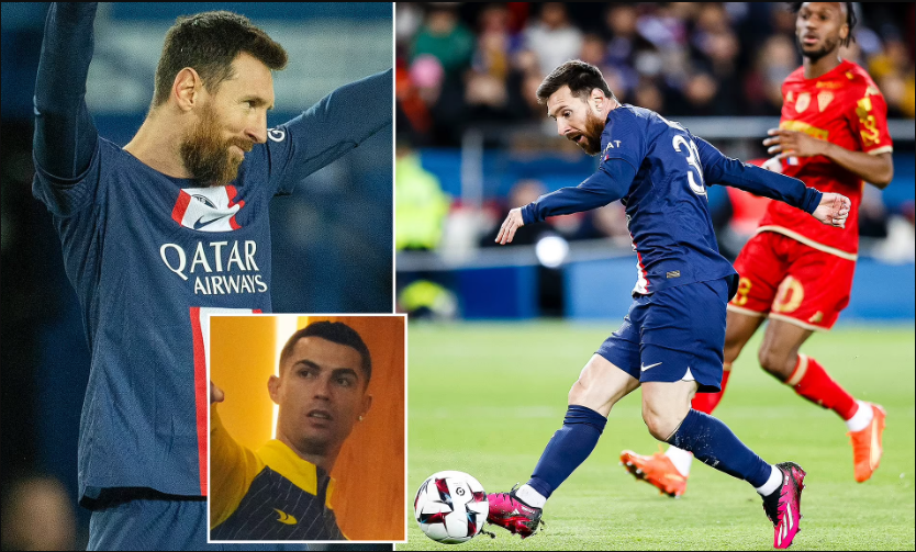 LIONEL MESSI IS NOW LEVEL WITH CRISTIANO RONALDO ON 696 GOALS IN EUROPE’S TOP FIVE LEAGUES