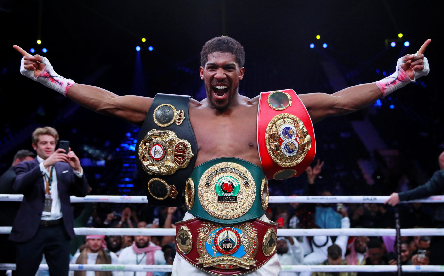 ‘IN 12 WEEKS I GO AGAIN’ – ANTHONY JOSHUA TEASES A BIG SUMMER FIGHT AFTER VICTORY AGAINST JERMAIN FRANKLIN