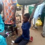 16 YEAR OLD GIRL BEGS FOR MERCY BEFORE SHE WAS ASKED TO CARRY THE CAR TYRE USED IN SETTING HER ABLAZ