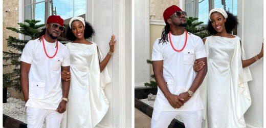 PAUL OKOYE AND HIS GIRLFRIEND STEP OUT TOGETHER IN MATCHING WHITE OUTFITS