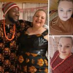 “Chaiii, people can be bad. Where is humanity?” – German wife of Nigerian man laments after a troll said her husband married her because of ‘passport’