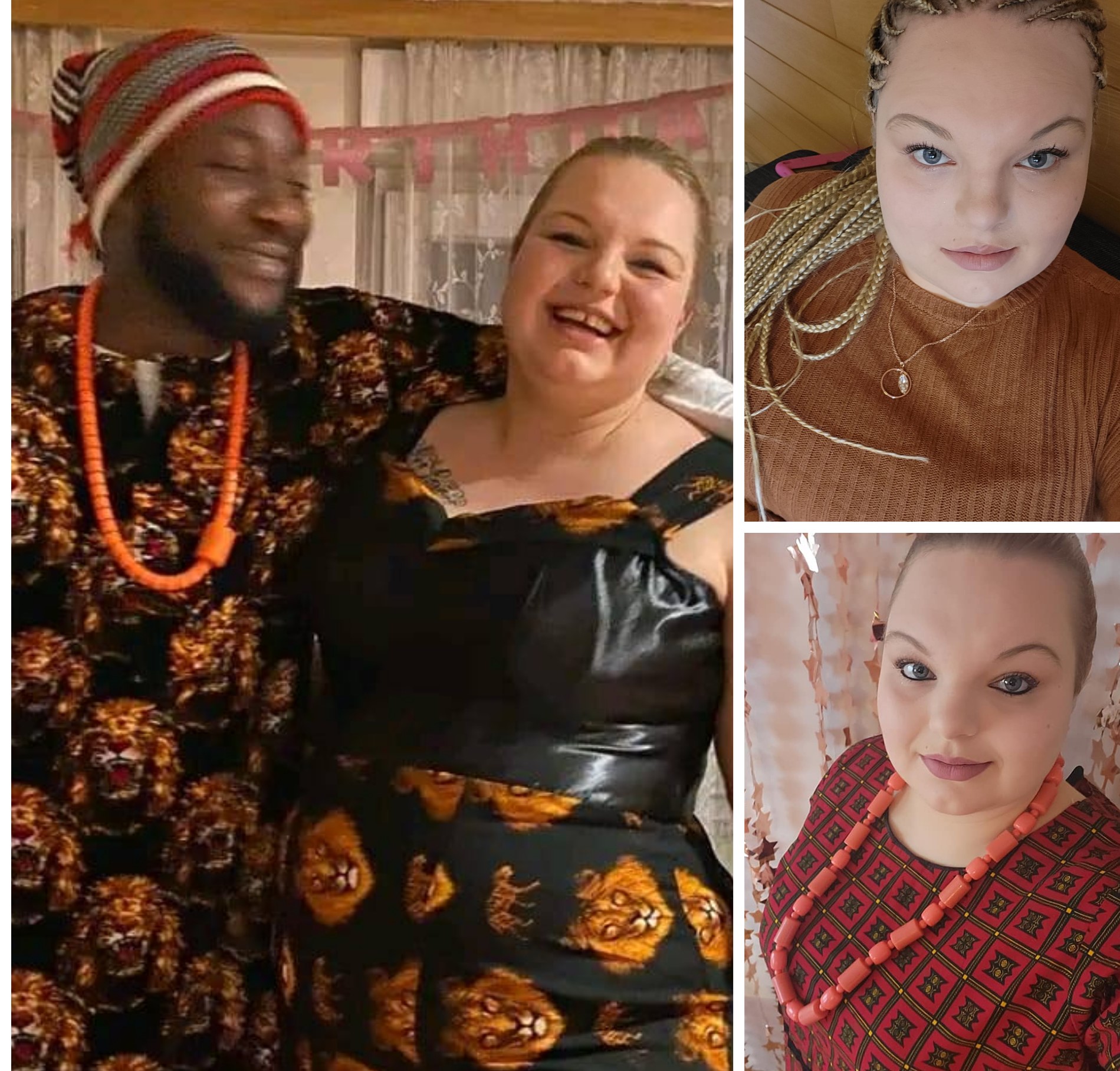 “Chaiii, people can be bad. Where is humanity?” – German wife of Nigerian man laments after a troll said her husband married her because of ‘passport’