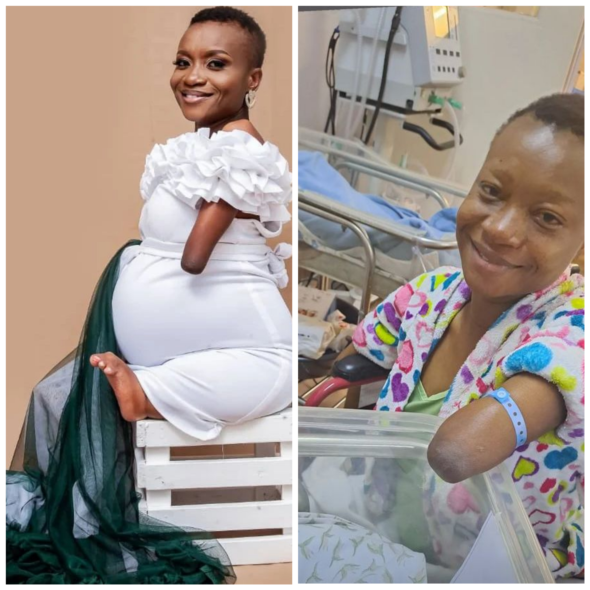 ZIMBABWEAN WOMAN BORN WITHOUT LIMBS GIVES BIRTH TO HER FIRST CHILD (video)