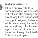 THE LADY I WAS SUPPOSED TO MARRY GOT PREGNANT FOR HER EX WHILE I WAS PAYING HER TUITION – NIGERIAN MAN NARRATES