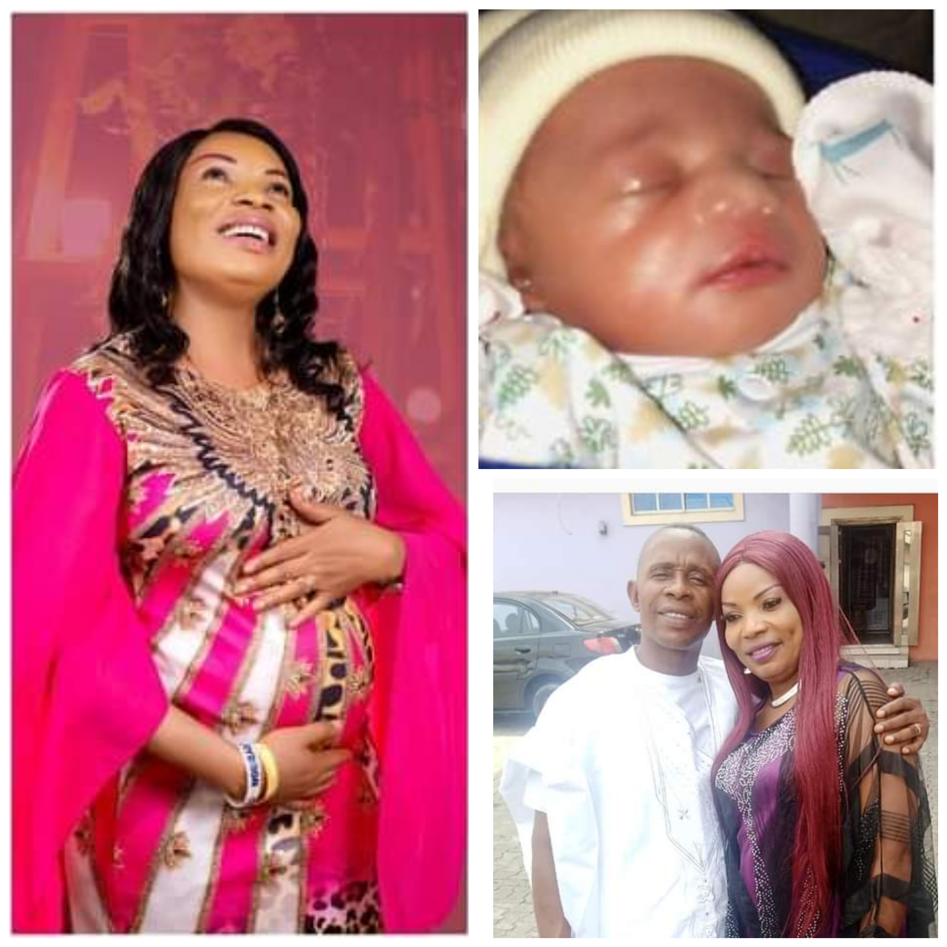 NIGERIAN PASTOR AND HIS WIFE WELCOME THEIR FIRST CHILD AFTER 22 YEARS OF WAITING