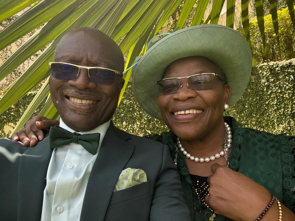 OBY EZEKWESILI AND HUSBAND CELEBRATE 35TH WEDDING ANNIVERSARY