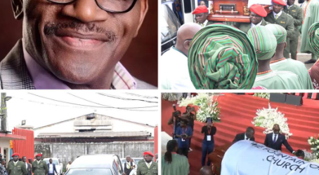 PHOTOS FROM THE FUNERAL CEREMONY OF CLERGYMAN TAIWO ODUKOYA