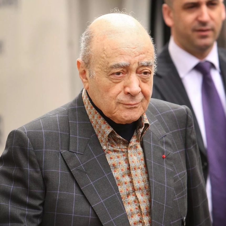 BILLIONAIRE MOHAMED AL-FAYED DIES AGED 94, ALMOST 26 YEARS TO THE DAY HIS SON DIED IN CRASH WITH PRINCESS DIANA