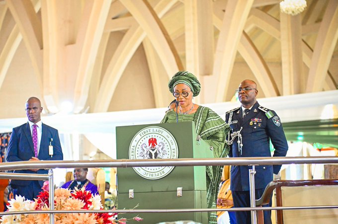 “MY HUSBAND IS NOT A MAGICIAN. HE IS GOING TO WORK BRICK-BY-BRICK” – FIRST LADY REMI TINUBU, SAYS