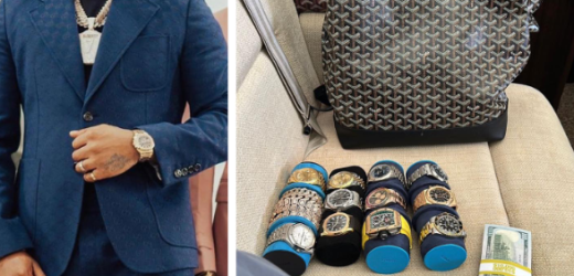 SINGER DAVIDO SHOWS OFF HIS LUXURY WATCH COLLECTION