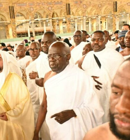 Tinubu prays for God’s guidance to lead Nigeria as he performs Umrah in Saudi Arabia