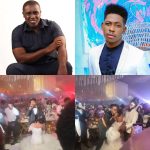 Frank Edoho schools singer Moses Bliss on “etiquette” after actress Ekene Umenwa knelt before him as he performed at her wedding