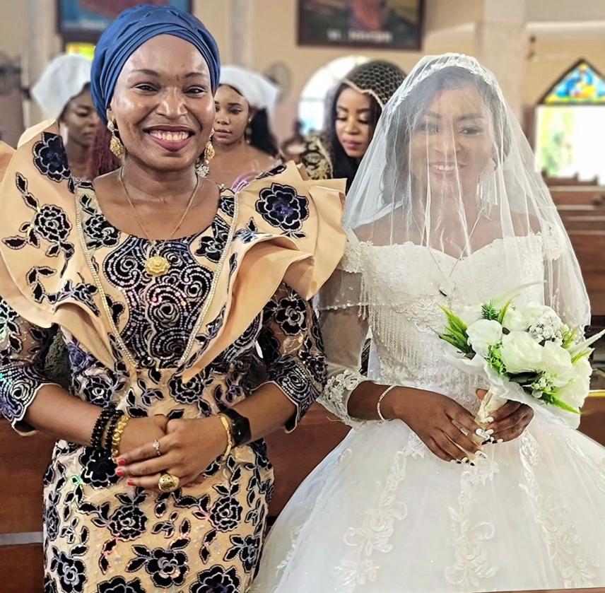 Nigerian lady gives out her adopted daughter’s hand in marriage eight years after she came into her home as a nanny