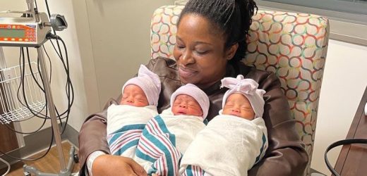 Nigerian couple welcome triplets after 6 years of waiting