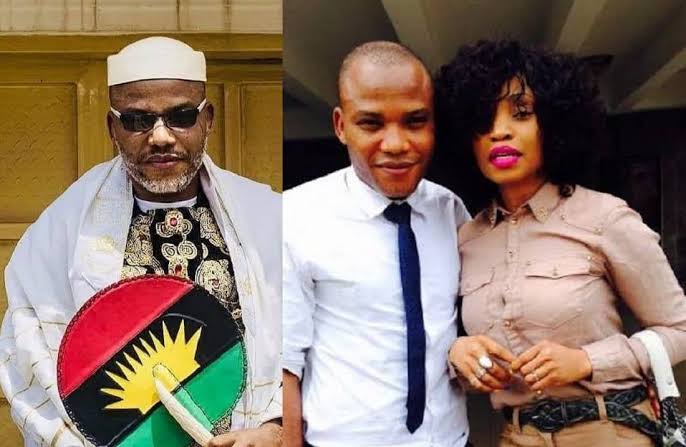 Nnamdi Kanu’s wife visits the IPOB leader in DSS custody