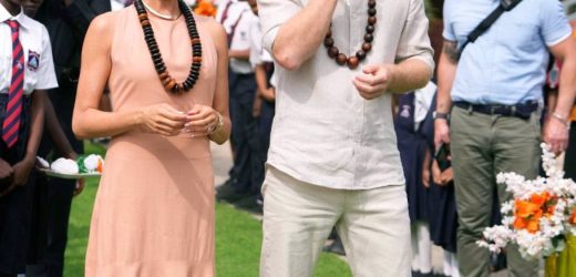 Prince Harry and Meghan Markle visit Abuja school as they arrive Nigeria (photos)