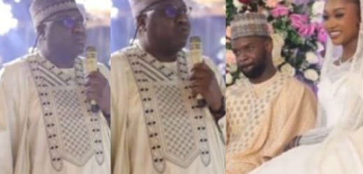 “Your Wife Must Not Cook For You”- Bride’s Father Tells Groom At Wedding Ceremony, Netizens React