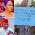 Leave our son alone – Akwa Ibom women stage protest against Natasha Akpoti-Uduaghan over the sexual harassment allegation against Godswill Akpabio