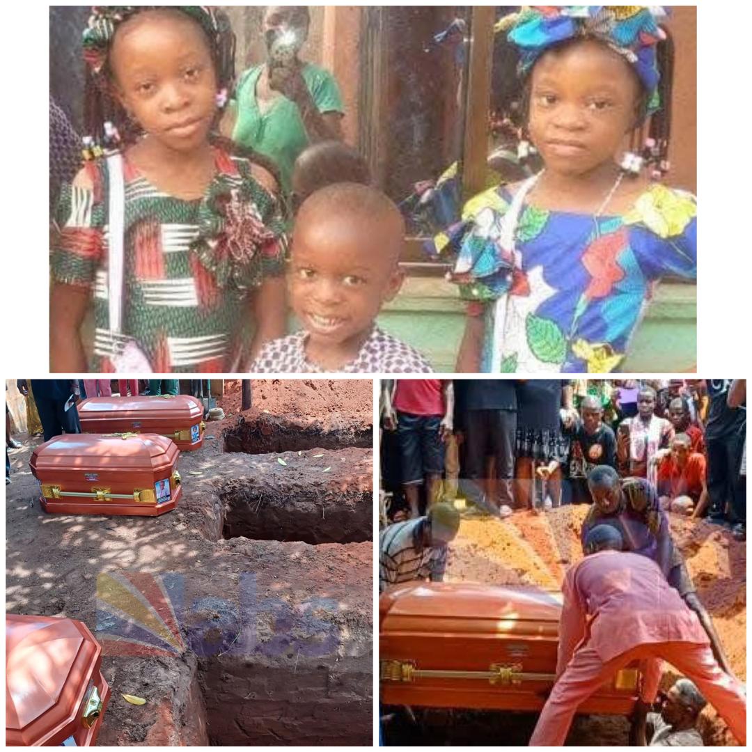 Three siblings found in Freezer in Anambra laid to rest