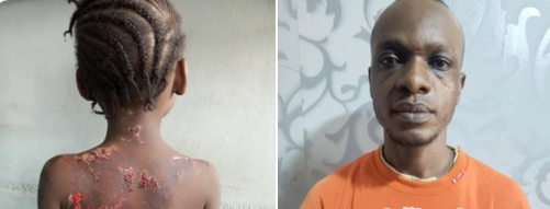 Lagos driver arrested for brutalising his girlfriend’s 6-year-old sister over homework